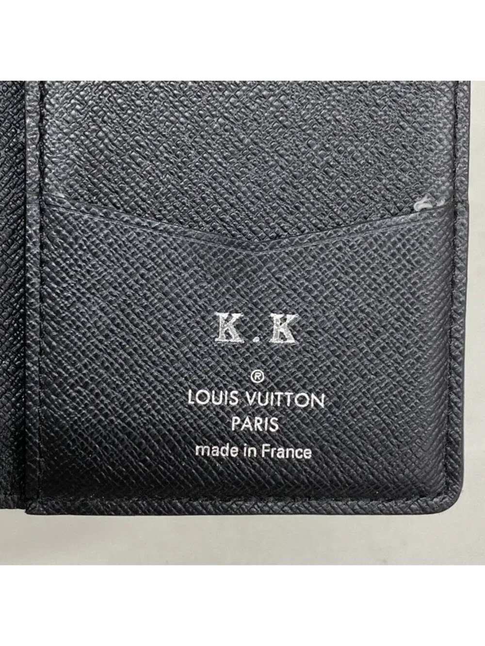 Louis Vuitton Card Case Damier Graphite Organizer de Poche Black Gray